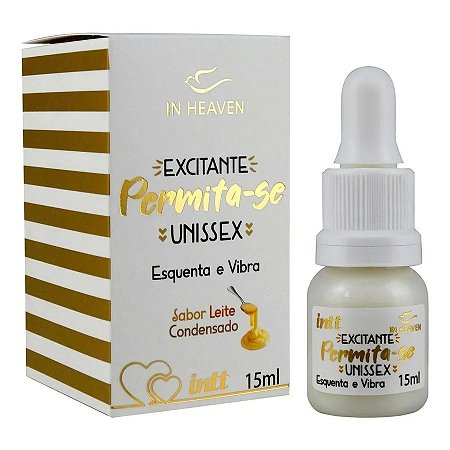 Permita-se Gel Excitante Unissex Efeito Hot Vibra - Intt 15g