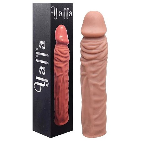 Capa Peniana Extensora feita em Cyber Skyn com Veias Salientes 19,5 Cm - Yaffa