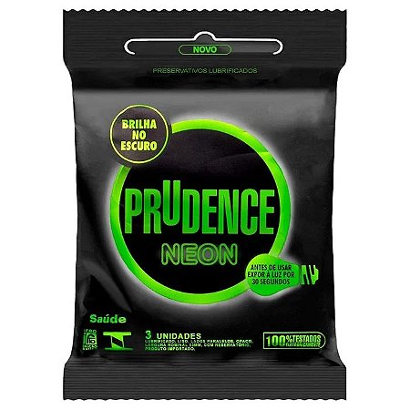 Preservativo Neon - Preservativo Fosforescente que Brilha no Escuro - Prudence