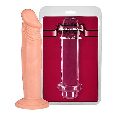 Prótese em Formato de Pênis Realístico P em Cyberskin - Dominatrixxx