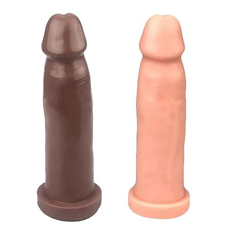 Prótese Peniana Realística Tob Cyberskin - Disponível em 2 Cores - 16 x 4cm - Desire