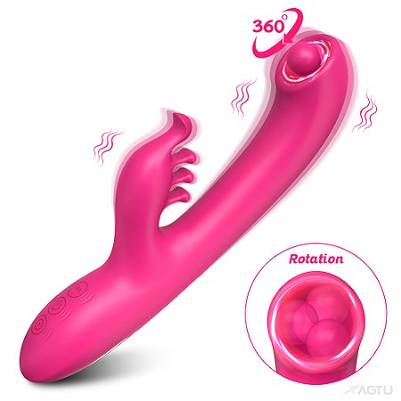 Vibrador Estimulador de Clitóris e Ponto G com Bola Giratória - 10 Modos de Rotação - 7 Modos de Vibração - Youvibe