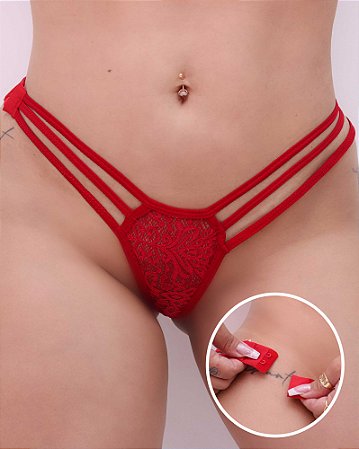 Calcinha Fernanda - Calcinha com Fecho Lateral – Detalhe que Provoca