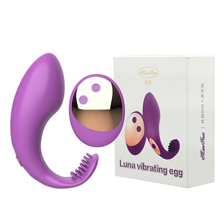 Vibrador para Casal com 10 Modos de VIbração e Recarregável - Disponível em 2 Cores - Mannuo ***** VARIAÇÃO*****