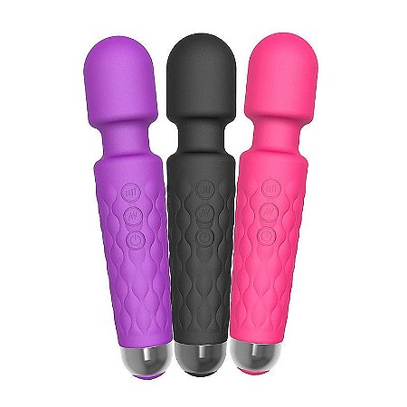 Green Baby Varinha Mágica com 20 Modos de Vibrações Recarregável - Disponível em 4 Cores - SI