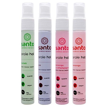 Gel Comestível Orale Hot Sensação Aquecimento - Santo 30ml
