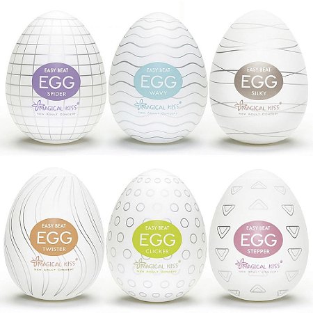 Egg Masturbador Masculino - Várias Texturas - Magical Kiss