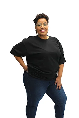 Camiseta Plus Size Preta