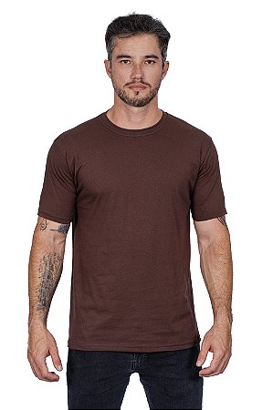 Camiseta Básica Marrom