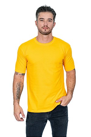 Camiseta Básica Amarelo Canário