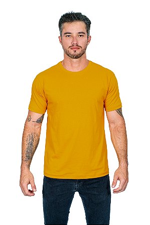 Camiseta Básica Amarelo Mostarda