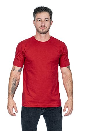 Camiseta Básica Vermelho Unissex
