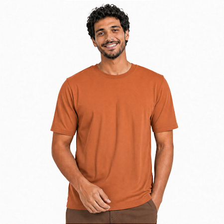 Camiseta Básica Terracota Unissex