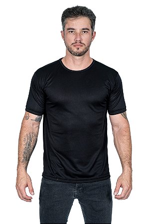 Camiseta Dry Fit Preta Unissex