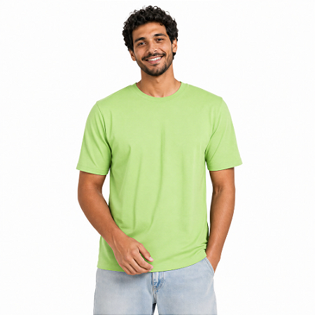 Camiseta Básica Verde Limão