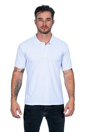 Polo Branca Malha Piquet