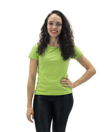 Baby Look Verde Limão