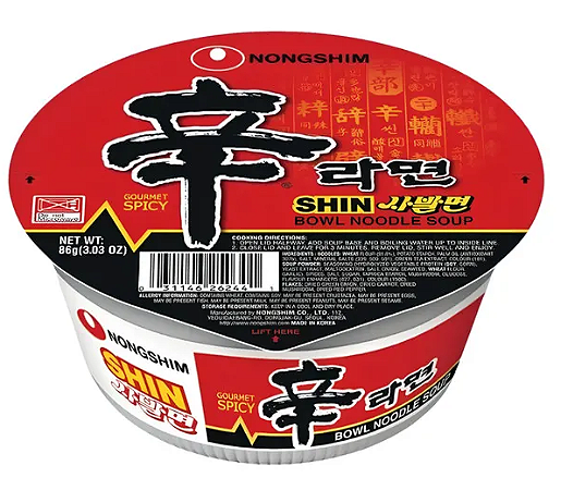 LÁMEN SHIN TIGELA NONGSHIM - 86G
