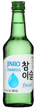SOJU ORIGINAL FRESH 16,5% JINRO - 360ML