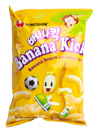 SALGADINHO BANANA KICK NONGSHIM - 45G