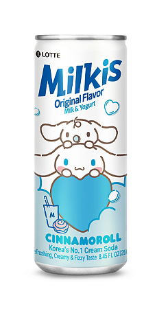 REFRIGERANTE DE LEITE E IOGURTE MILKIS LOTTE - 250ML