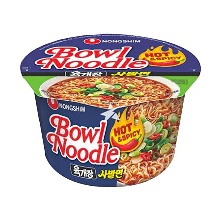 LÁMEN BOWL NOODLE HOT & SPICY TIGELA NONGSHIM - 105G