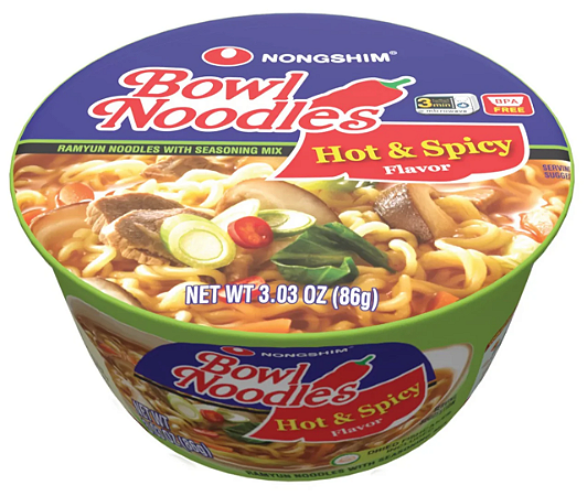 LÁMEN YUKGAEJANG BOWL NOODLE TIGELA NONGSHIM - 86G