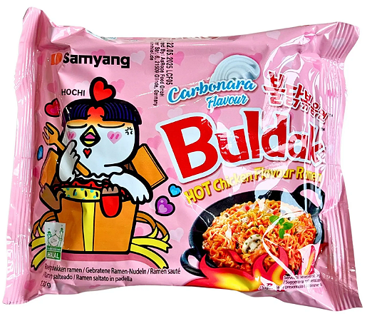 LÁMEN HOT CHICKEN BULDAK CARBONARA SAMYANG - 130G