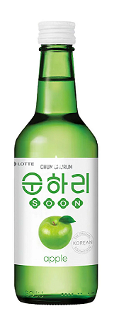 SOJU MAÇÃ VERDE 12% CHUM CHURUM - 360ML