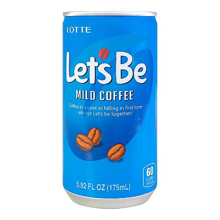 BEBIDA DE CAFÉ LETS BE MILD COFFEE LOTTE - 175ML
