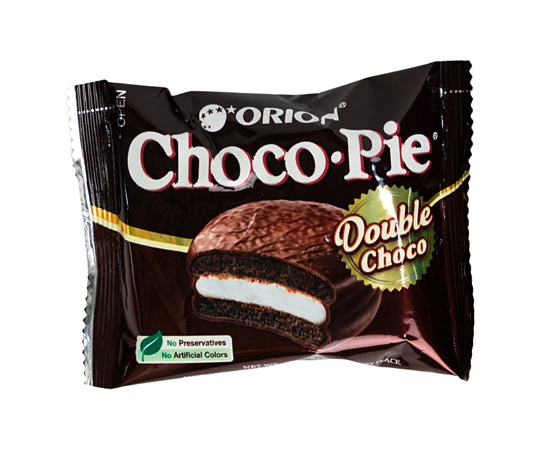 BOLINHO CHOCO PIE DOUBLE CHOCO ORION - UNIDADE (30G)