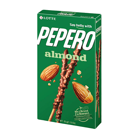 PEPERO ALMOND LOTTE - 32G