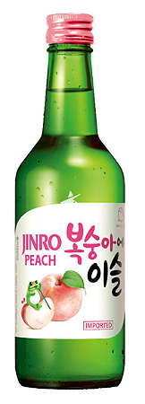SOJU PÊSSEGO 13% JINRO - 360ML