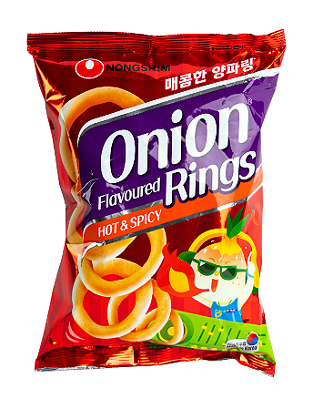 SALGADINHO ONION RINGS SPICY NONGSHIM - 40G