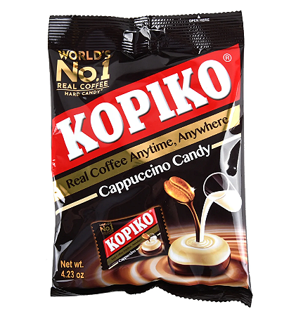 BALA DE CAPPUCCINO PACOTE KOPIKO - 120G