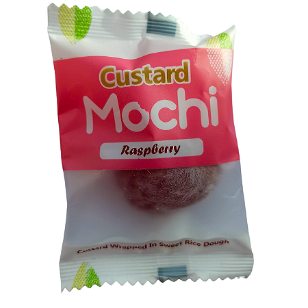 MOCHI COM RECHEIO DE FRAMBOESA CUSTARD - UNIDADE (20G)