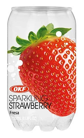 REFRIGERANTE DE MORANGO OKF - 350ML