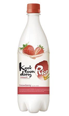 MAKGEOLLI SABOR MORANGO 3% KOOK SOON DANG - 750ML