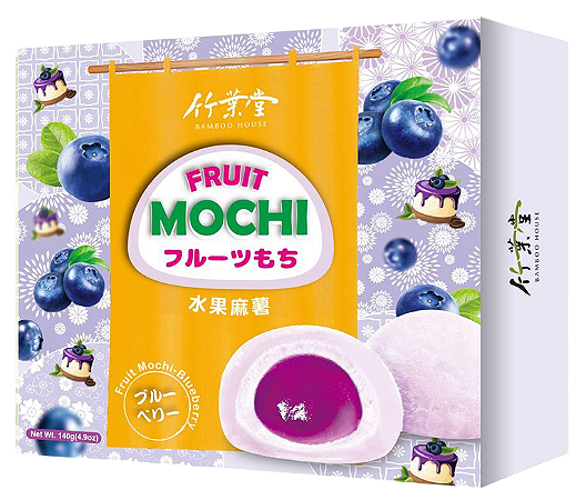 MOCHI COM RECHEIO DE BLUEBERRY BAMBOO HOUSE - 180G