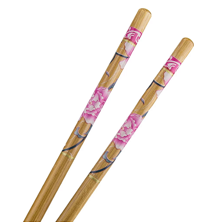 HASHI DE BAMBU ESTAMPADO - PAR