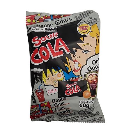 BALA SUPER AZEDA DE COLA HAPPY TIME - 60G
