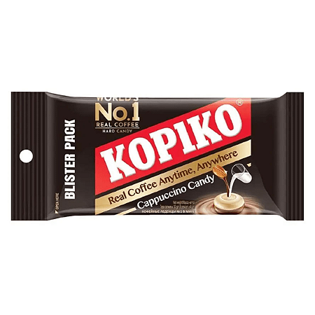 BALA DE CAPPUCCINO CARTELA KOPIKO - 32G