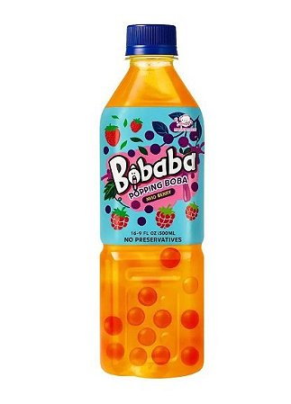 CHÁ DE FRUTAS VERMELHAS COM BUBBLE - 500ML