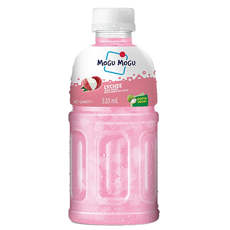 SUCO DE LICHIA COM NATA DE COCO MOGU MOGU - 320ML