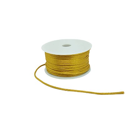 Fio de cetim Caramelo  – 2mm – 10mts
