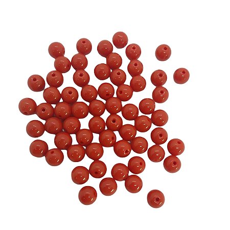 Contas de Porcelana Vermelha