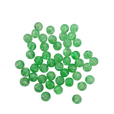 Contas de Vidro Translucido Verde