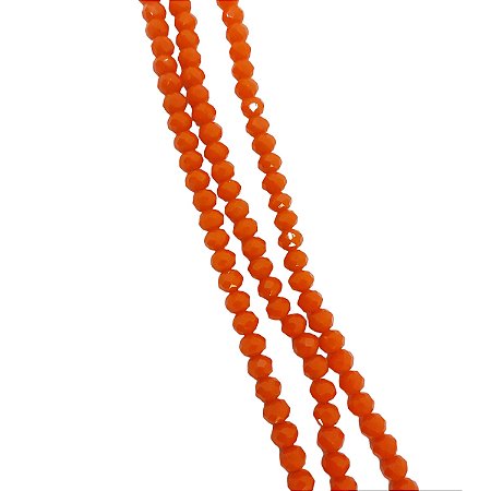 Fio de Cristal Laranja - 8mm