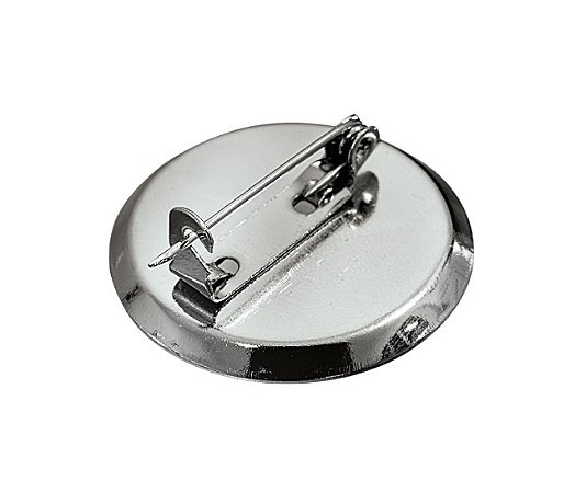 Base De Broche Redonda C/Aba - 30mm