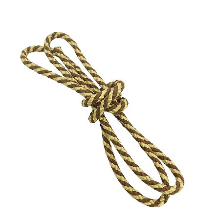 Corda Náutica Bege e Marrom - 6mm